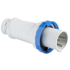 81378 - PratiKa wander plug - straight - 63 A - 2P + E - 200...250 V AC - IP67, Schneider Electric