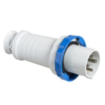 81379 - PratiKa wander plug - straight - 63 A - 3P + E - 200...250 V AC - IP67, Schneider Electric