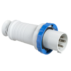 81380 - PratiKa wander plug - straight - 63 A - 3P + N + E - 200...250 V AC - IP67, Schneider Electric