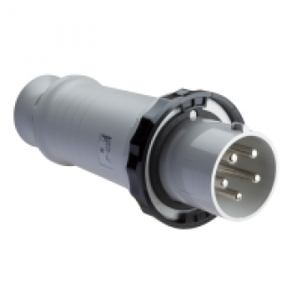 81386 - PratiKa wander plug - straight - 63 A - 3P + N + E - 480...500 V AC - IP67, Schneider Electric