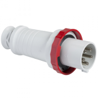 81395 - PratiKa wander plug - straight - 125 A - 3P + N + E - 380...415 V AC - IP67, Schneider Electric