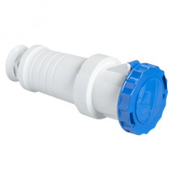 81480 - PratiKa wander socket - straight - 63 A - 3P + N + E - 200...250 V AC - IP67, Schneider Electric
