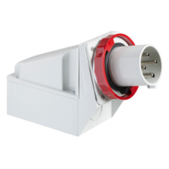 81595 - PratiKa industrial plug - 125 A - 3P + N + E - 380...415 V AC - IP67, Schneider Electric