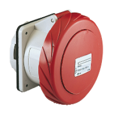 81683 - PratiKa industrial socket - 63 A - 3P + N + E - 380...415 V AC - IP67, Schneider Electric