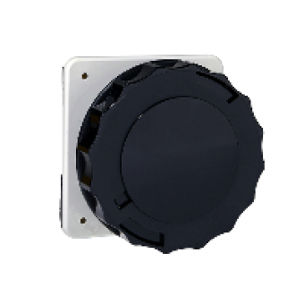 81686 - PratiKa industrial socket - 63 A - 3P + N + E - 480...500 V AC - IP67, Schneider Electric