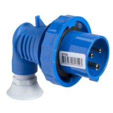 81754 - PratiKa wander plug - 90° angled - 16 A - 2P + E - 200...250 V AC - IP67, Schneider Electric