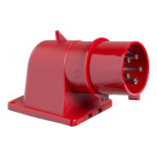 81809 - PratiKa industrial plug - 16 A - 3P + N + E - 380...415 V AC - IP44, Schneider Electric