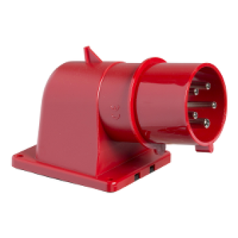 81821 - PratiKa industrial plug - 32 A - 3P + N + E - 380...415 V AC - IP44, Schneider Electric