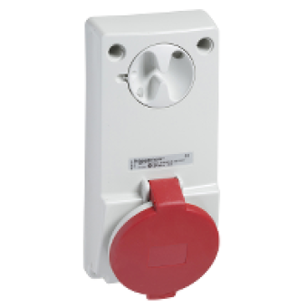 82046 - Unika interlocked socket - 32 A - 3P + E - 380...415 V AC - IP44 - panel, Schneider Electric 82046 - Unika interlocked socket - 32 A - 3P + E - 380...415 V AC - IP44 - panel, Schneider Electric