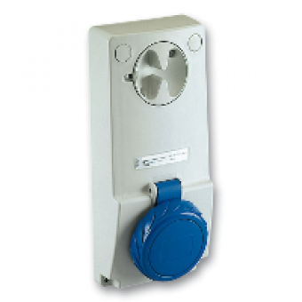 82081 - Unika interlocked socket - 16 A - 2P + E - 200...250 V AC - IP65 - panel, Schneider Electric 82081 - Unika interlocked socket - 16 A - 2P + E - 200...250 V AC - IP65 - panel, Schneider Electric