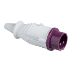 82301 - PratiKa wander plug - straight - 16 A - 2P - 20...25 V AC - IP44, Schneider Electric