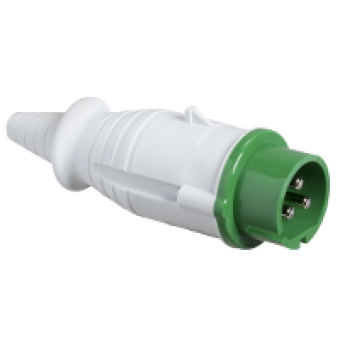 82306 - PratiKa wander plug - straight - 16 A - 3P - 20...25 V AC - IP44, Schneider Electric