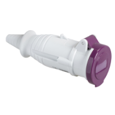 82401 - PratiKa wander socket - straight - 16 A - 2P - 20...25 V AC - IP44, Schneider Electric