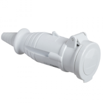 82413 - PratiKa wander socket - straight - 16 A - 2P - 20...25 V DC - IP44, Schneider Electric