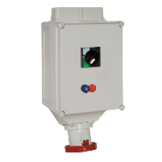 82494 - PratiKa interlocked socket - 125 A - 3P + E - 380...415 V AC - IP65, Schneider Electric