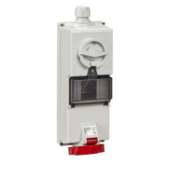 82759 - Isoblock interlocked socket - 16 A - 3P + N + E - 380...415 V AC - IP65 - wall, Schneider Electric 82759 - Isoblock interlocked socket - 16 A - 3P + N + E - 380...415 V AC - IP65 - wall, Schneider Electric