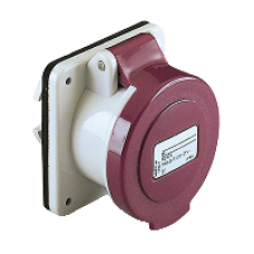 82915 - PratiKa industrial socket - 32 A - 2P - 20...25 V AC - IP44, Schneider Electric
