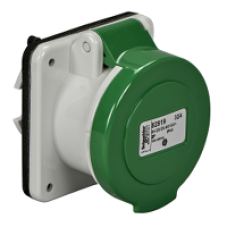 82920 - PratiKa industrial socket - 32 A - 3P - 20...25 V AC - IP44, Schneider Electric