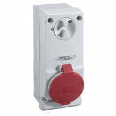 83047 - Unika interlocked socket - 32 A - 3P + N + E - 380...415 V AC - IP44 - wall, Schneider Electric