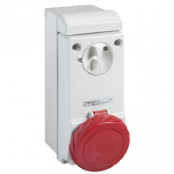 83096 - Unika interlocked socket - 32 A - 3P + E - 380...415 V AC - IP65 - wall, Schneider Electric 83096 - Unika interlocked socket - 32 A - 3P + E - 380...415 V AC - IP65 - wall, Schneider Electric
