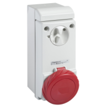 83097 - Unika interlocked socket - 32 A - 3P + N + E - 380...415 V AC - IP65 - wall, Schneider Electric 83097 - Unika interlocked socket - 32 A - 3P + N + E - 380...415 V AC - IP65 - wall, Schneider Electric