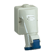 83117 - PratiKa industrial socket - 32 A - 3P + E - 200...250 V AC - IP44, Schneider Electric