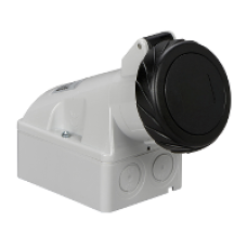 83161 - PratiKa industrial socket - 16 A - 3P + E - 480...500 V AC - IP67, Schneider Electric