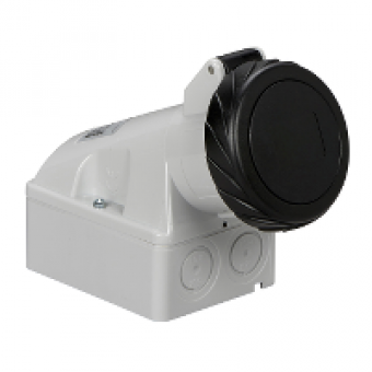 83161 - PratiKa industrial socket - 16 A - 3P + E - 480...500 V AC - IP67, Schneider Electric