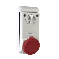 83299 - PratiKa Unika socket - 32 A - 3P+E - 400...440 V AC - IP 65, Schneider Electric