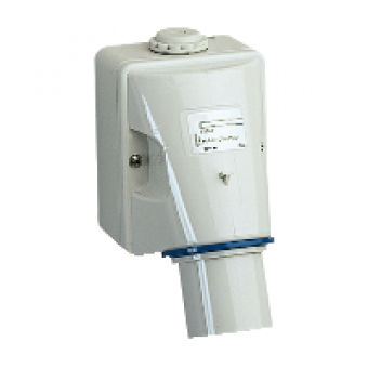 83516 - PratiKa industrial plug - 32 A - 2P + E - 200...250 V AC - IP44, Schneider Electric