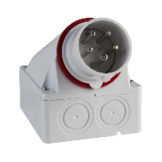 83531 - PratiKa industrial plug - 16 A - 3P + N + E - 380...415 V AC - IP44, Schneider Electric