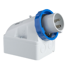 83566 - PratiKa industrial plug - 32 A - 2P + E - 200...250 V AC - IP67, Schneider Electric