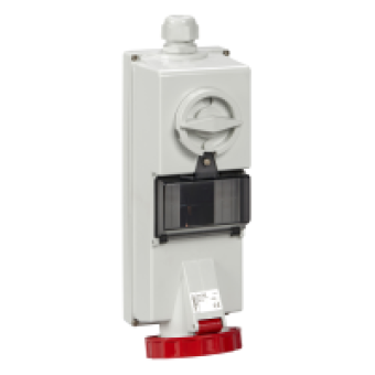 83795 - Isoblock interlocked socket - 32 A - 3P + E - 380...415 V AC - IP65 - wall, Schneider Electric 83795 - Isoblock interlocked socket - 32 A - 3P + E - 380...415 V AC - IP65 - wall, Schneider Electric