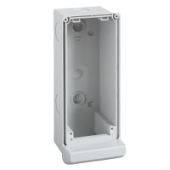 83919 - PratiKa Unika - mounting box - 16-32 A - with undermaked walls, Schneider Electric