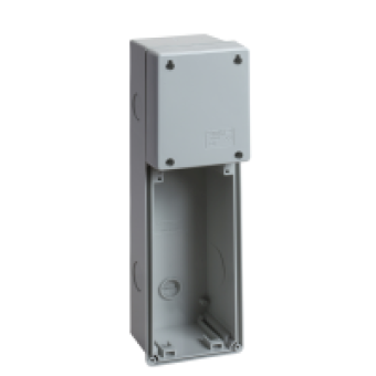 83921 - PratiKa modular basis - 1 socket with junction box - 103x360, Schneider Electric