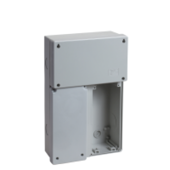 83922 - PratiKa modular basis - 2 sockets with junction box - 220x360, Schneider Electric 83922 - PratiKa modular basis - 2 sockets with junction box - 220x360, Schneider Electric