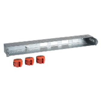 88050 - Prisma Plus - fixed part disconnectable plate for motor control center - 50 mm, Schneider Electric