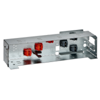 88077 - Prisma Plus - moving part withdrawable mounting plates for Compact NSX400-630 3P, Schneider Electric