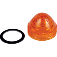 9001A9 - 30mm Plastic domed lens cap amber - Nema 1/2/3/3R/4/4X/12/13 - IP66, Schneider Electric