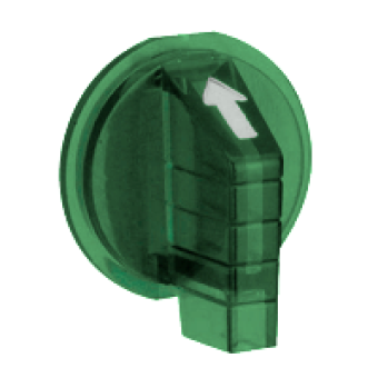 9001G8 - 30MM SHORT HANDLE FOR ILL SEL SW GREEN, Schneider Electric