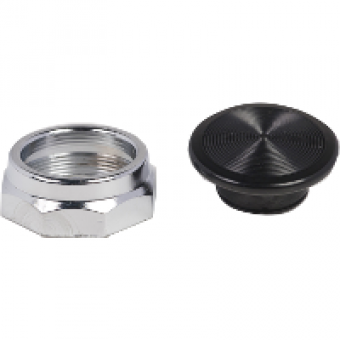 9001K16B - PUSH BUTTON MUSHROOM KNOB 30MM T-K, Schneider Electric