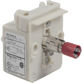 9001K1L1RH13 - PUSH BUTTON 600VAC 10A 30MM T-K, Schneider Electric