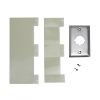 9001K25 - Push button - flushplate - 30 mm Type-K - Enclosure type indoor - 1 hole, Schneider Electric