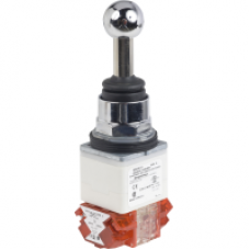 9001K31H8 - joystick controller - Ø 30 - 3 positions spring return - 2 NC, Schneider Electric