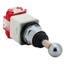 9001K35H2 - joystick controller - Ø 30 - 5 positions spring return - 2 CO, Schneider Electric