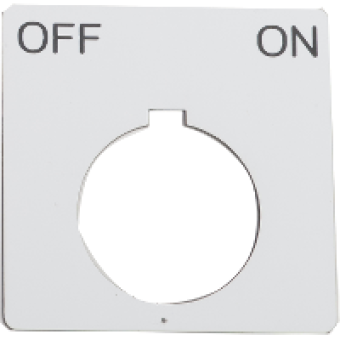 9001KN144WP - PUSH BUTTON LEGEND PLATE 30MM T-K, Schneider Electric
