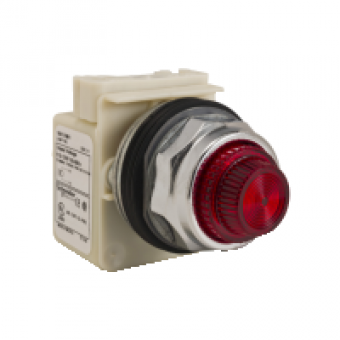 9001KP1R31 - 30mm Pilot Light 120v red, Schneider Electric