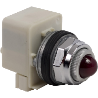 9001KP1R6 - PILOT LIGHT 120VAC 30MM TYPE K +OPTIONS, Schneider Electric