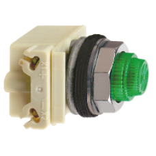 9001KP7LGG31 - 30mm Pilot Light 220-240v green LED, Schneider Electric