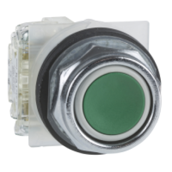 9001KR1GH13 - PUSH BUTTON 600VAC 10A 30MM T-K, Schneider Electric